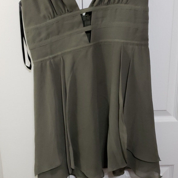 Bebe party dress club. Green size 10 - Picture 5 of 6